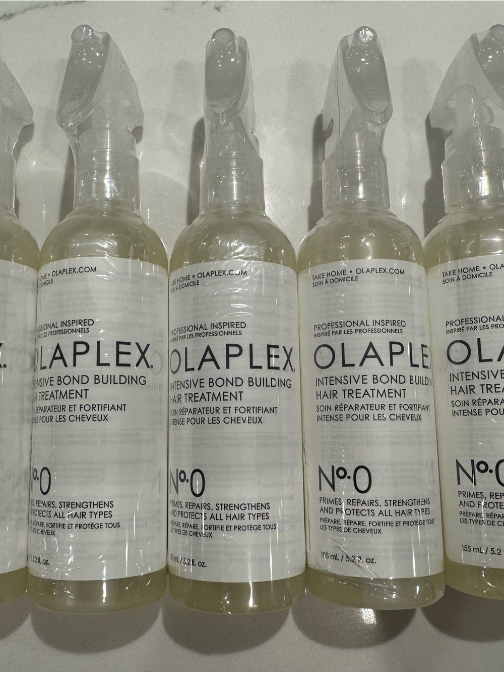 5 bottles-OLAPLEX No.0 Intensive Bond Building Hair Treatment